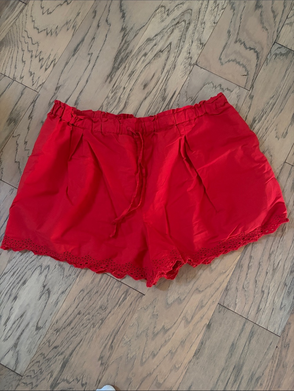 Time and Tru Eyelet Hem Shorts